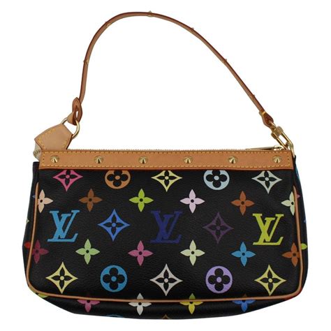 louis vuitton clutch multicolor|authentic louis vuitton clutch.